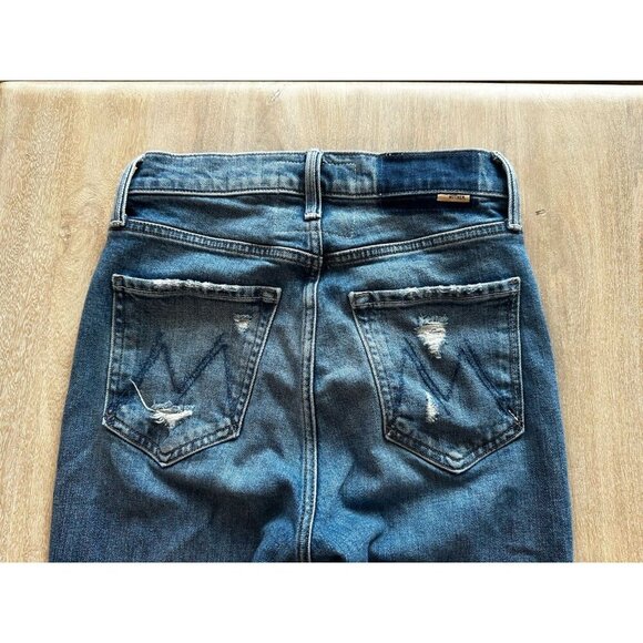 MOTHER Superior High Waisted Rider Ankle in Far Beyond the Sky Size 24 - Picture 10 of 11